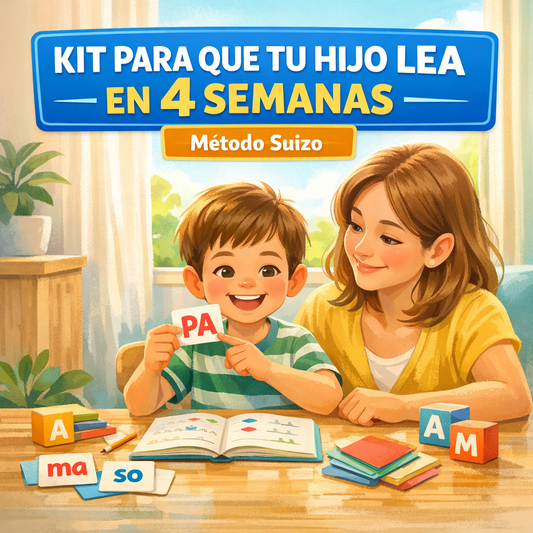 ✨ Kit para que tu hijo lea en 4 semanas (Método Suizo)