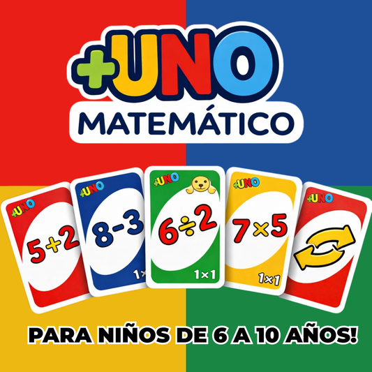 ✨UNO MATEMÁTICO: Aprende jugando para niños de 6 a 10 años!